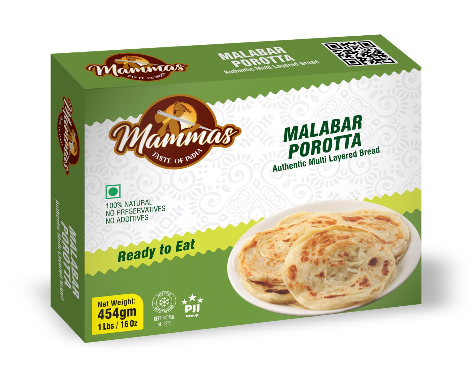 Parotta Box Sticker Malabar Parotta - Mammas